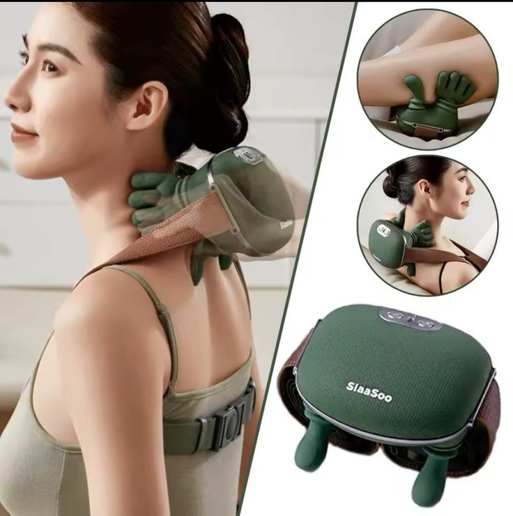 50% Off Discount Neck & Traps Massager – Rechargeable, Multi-Mode Pain Relief