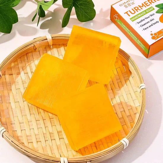 Organic Turmeric + Kojic acid Soap Face Cleansing & Whitening